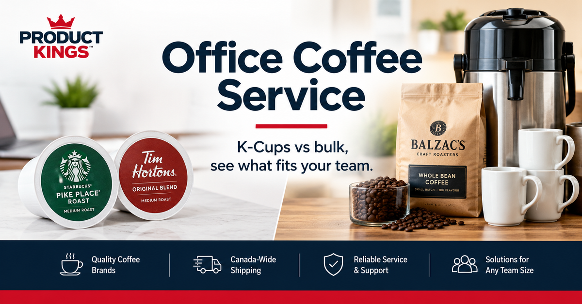 Office Coffee Service Canada: K-Cups vs Bulk Coffee