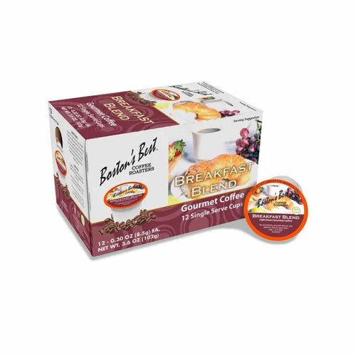 Boston Best Breakfast Blend Light Roast K-Cups 12 Count | Keurig Compatible Canada