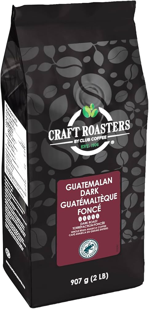 Craft Roasters Guatemalan Dark Roast Whole Bean Coffee 2 lb | Bulk Coffee Canada