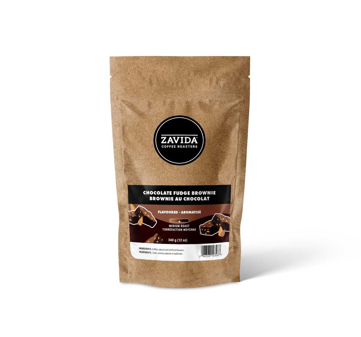 Café en grains Zavida Chocolate Fudge Brownie 12 oz | Coffee Canada