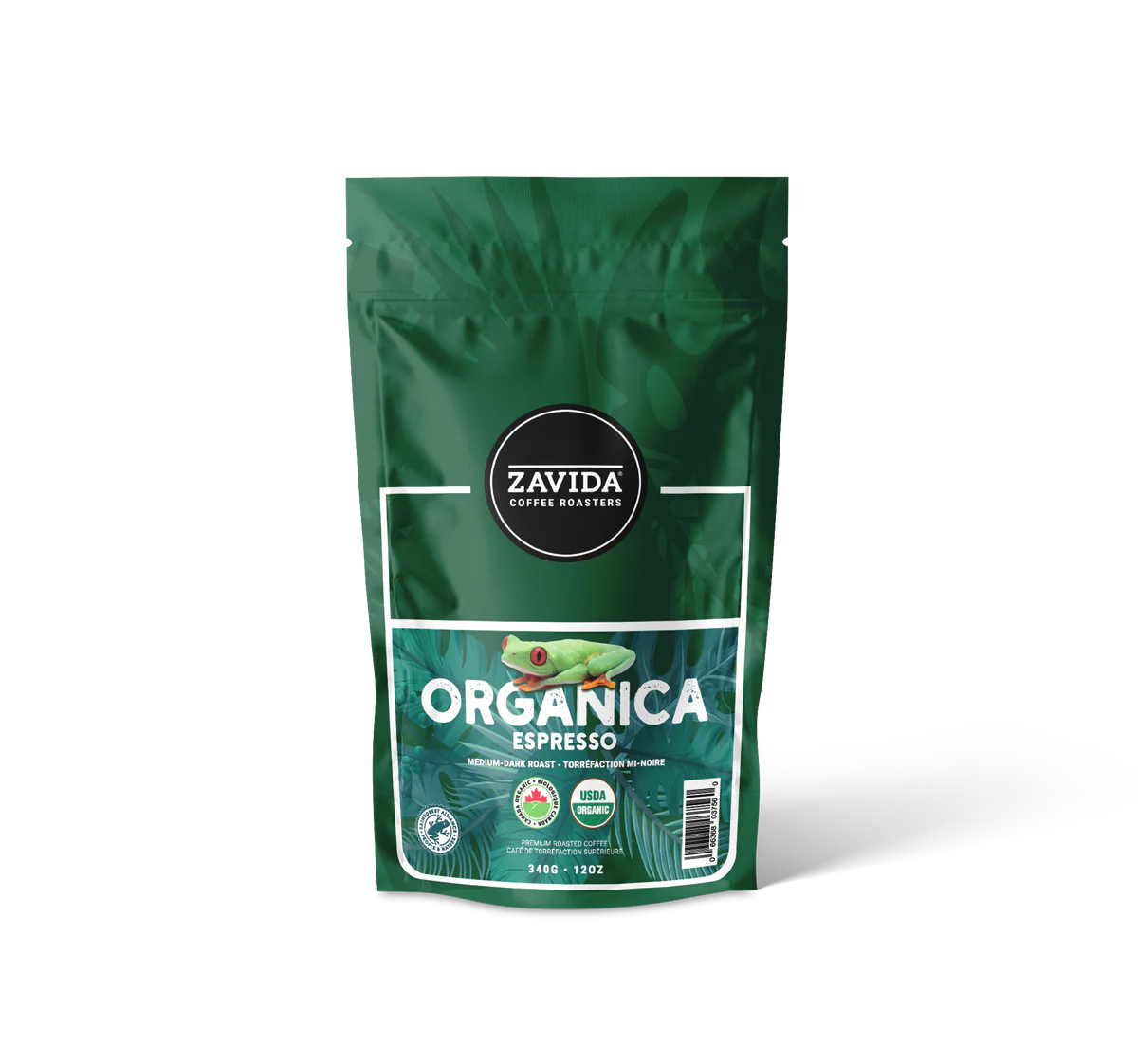 Café espresso en grains Zavida Organica 12 oz | Coffee Canada