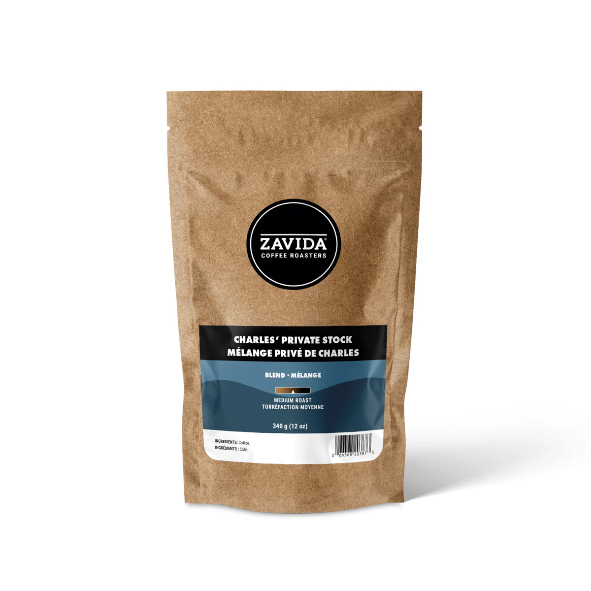 Zavida Charles Private Stock Whole Bean Coffee 12 oz | Coffee Canada
