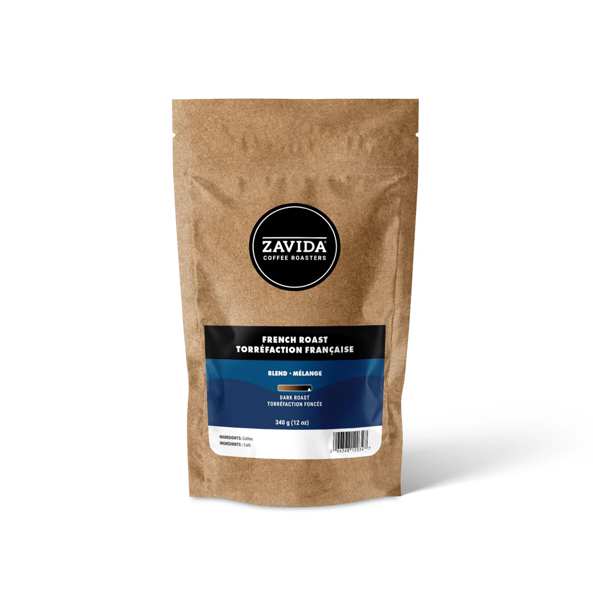 Zavida Premium French Roast Whole Bean Coffee 12 oz | Coffee Canada