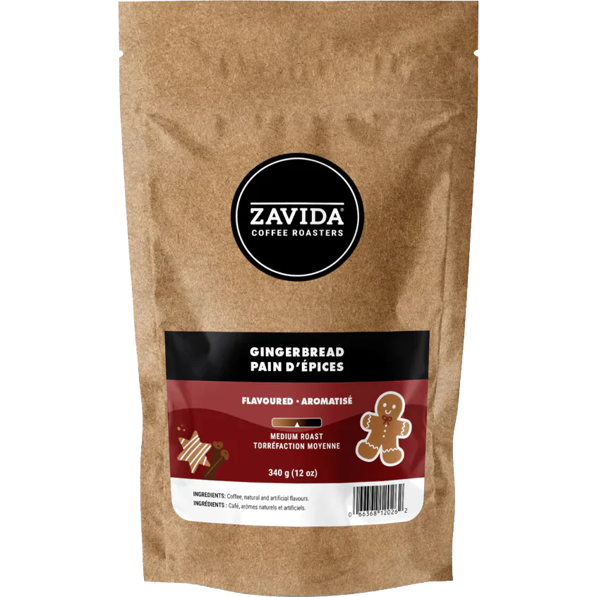 Zavida Gingerbread Whole Bean Coffee 12 oz | Coffee Canada